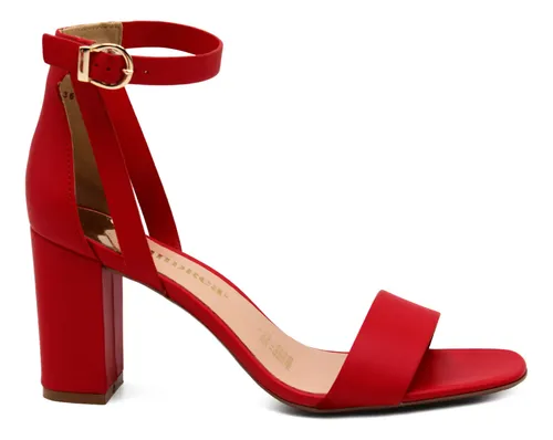 Zapatillas rojas tacon bajo hotsell