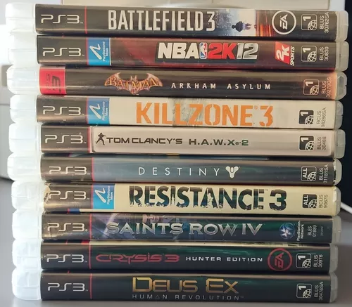 Lote com 10 Jogos de Playstation 3 Ps3 - Mídia Física Original - Desconto  no Preço