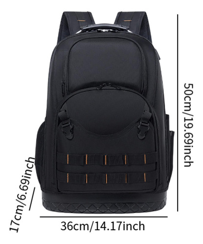 Mochila Para Herramientas, Con MĂșltiples Bolsillos Y