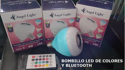 Bombillo Led Bluetooth Corneta Multicolor Musical Caracas