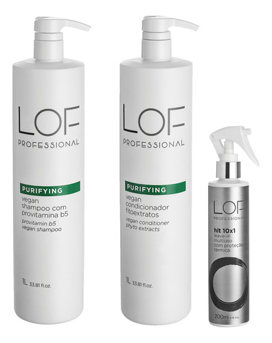  Kit Lof Purifying Sh.+ Cond. 1l + Hit 10x1