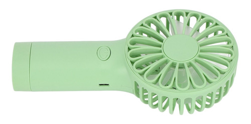 Mini Ventilador De Mano Verde Batería Recargable Usb Portáti