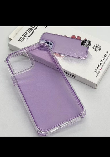 Capinha Space Anti Impacto Compativel Com Iphone Violeta Lisa