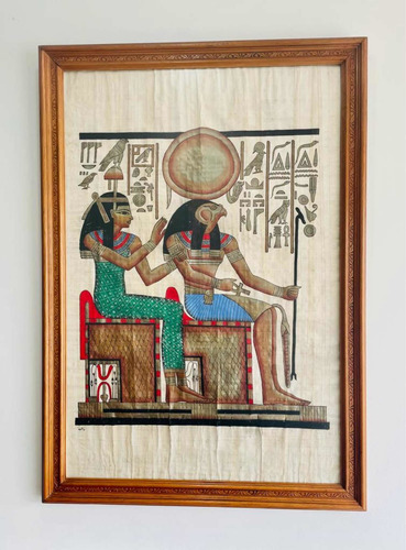 Venta Papiro Egipcio 96x68 Cm Deco Dios Ra Arabe Envio Ya