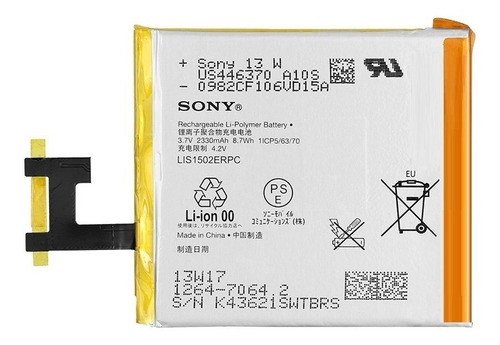 Bateria Pila Sony Xperia Z Lis1502erpc  L36h C6602 C6603