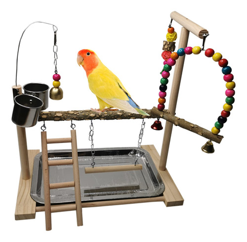 Tfwadmx Bird Playground Parrots Play Stand Birdcage Play Sta