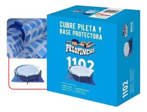 Cubre Pileta Cobertor Y Base Protectora 1102 Pelopincho Ct