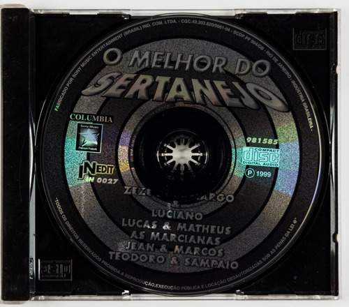 Cd O Melhor Do Sertanejo - Coleção Brasil Versão Do Álbum Edição Limitada