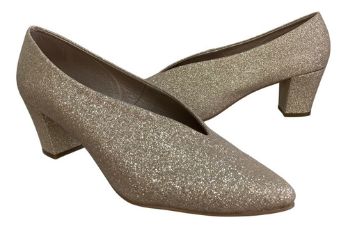 Imagen 2 de 8 de Zapatilla Mujer Felipe Rentería Moda Casual Tacón 5cms