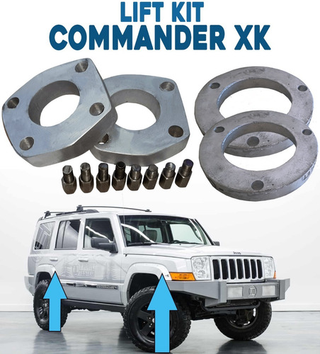 Lift Kit Aumentos Suspensión Jeep Commander Xk 2006 - 2010