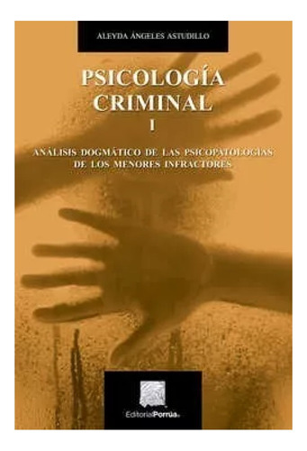 Psicología Criminal 1 Análisis Dogmático Psicopatología 