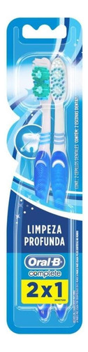 Oral-B escova dental complete 5 ações de limpeza 2 unidades