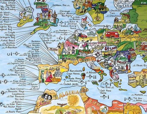 Awesome Maps World Fun Mapas - scratch Edition, 1