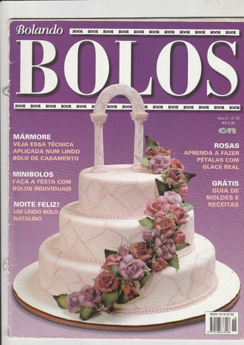 Revista De Receitas Bolando Bolos - Marcela Sanches N 18- Ax
