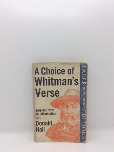 Selección De Versos De Whitman - Literatura En Inglés