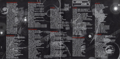 Los Generadores Universo Privado Año 2009 Cd Original Rock