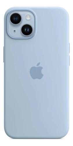 Apple - Funda De Silicona Iphone 12 Pro Celeste Lisa