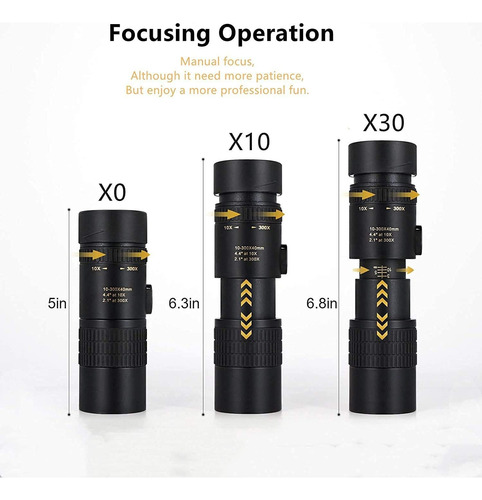 Telescopio Monocular Con Trípode