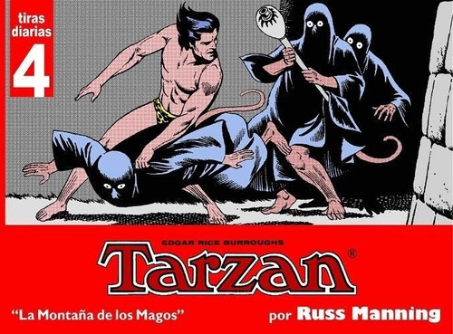 Tarzan: Tiras Diarias 04, De Manning, Russ. Editorial Libros De Papel, Tapa Blanda En Español