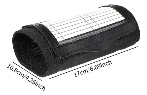 Brazalete De Entrenador Con Ventana De Visualización Negro