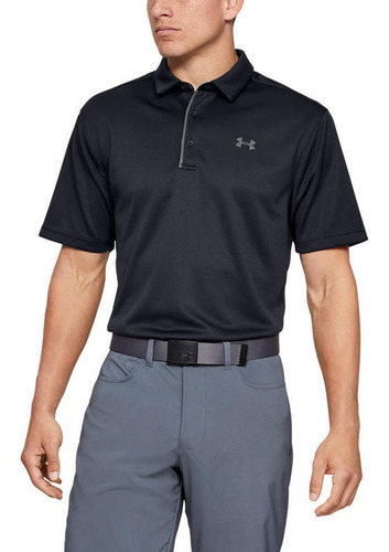 Camisas Y Polos Under Armour Negro Hombre Tech Polo-blk 1290