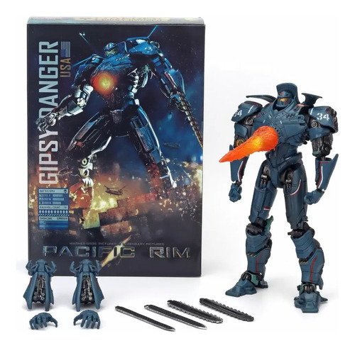 Figura De Acción Pacific Rim Red Tramp Hecha A Mano Modelo M