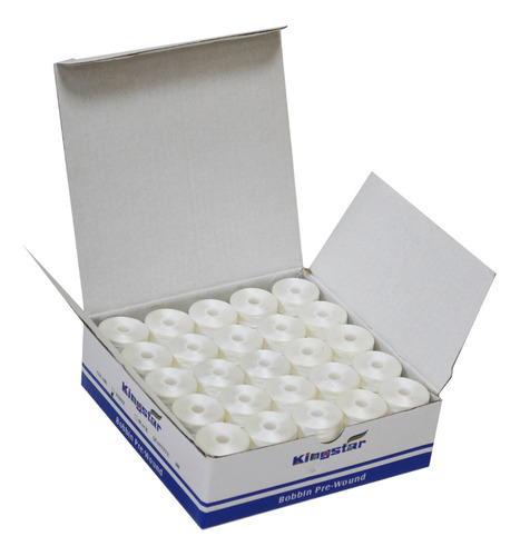 Bobina Pre Llenada Kingstar Estándar Blanco, Caja 144 Pzas Color Blanco