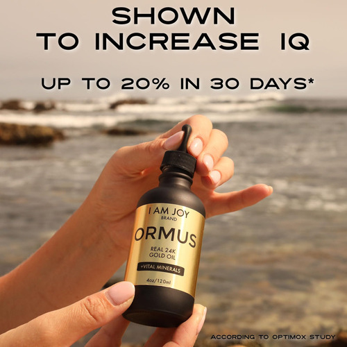 $ Aceite Monoatómico Ormus Gold, 120 Ml, I Am Joy Co.