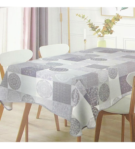 Mantel 140x180cm Impermeable Para Mesa De 6 Sillas