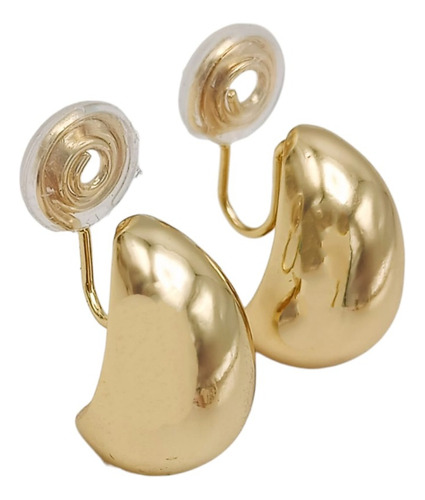 Aros Gota Huggies Chapado En Oro 18k Earcuff Sin Perforacion