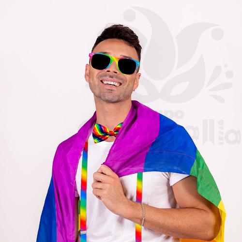 Js Kit P/adulto Tirantes Lentes Moño Bandera Orgullo Gay