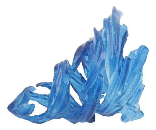 Figuras De Acción Decoración Con Efecto Torbellino, Azul