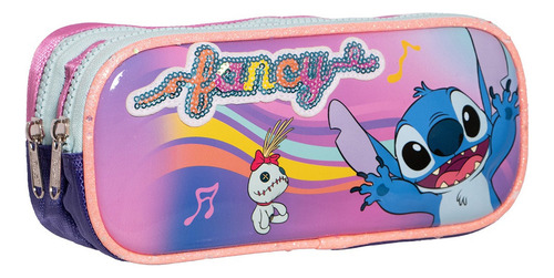 Kit Mochila Stitch Lonchera Lap Original Ruz Primaria 600 Rosa Rosa
