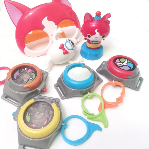 Yo-kai Watch Relojes Set X 7 Piezas Mc Donald's 2018