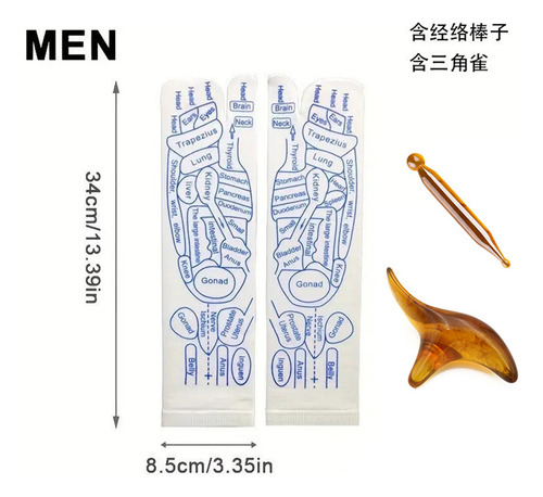 Set De Calcetines Acupressure Reology Con Herramienta De Mas