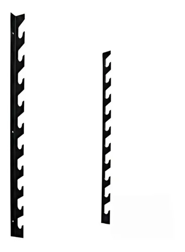 Rack Porta Barra Olimpica De Pared 10 Barras Cf Funcional