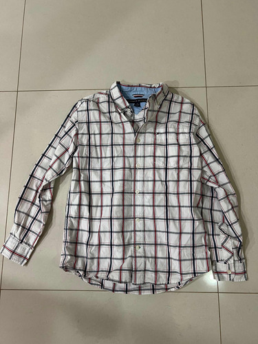 Camisa Tommy Hilfiger Niño 12/14 Blanca