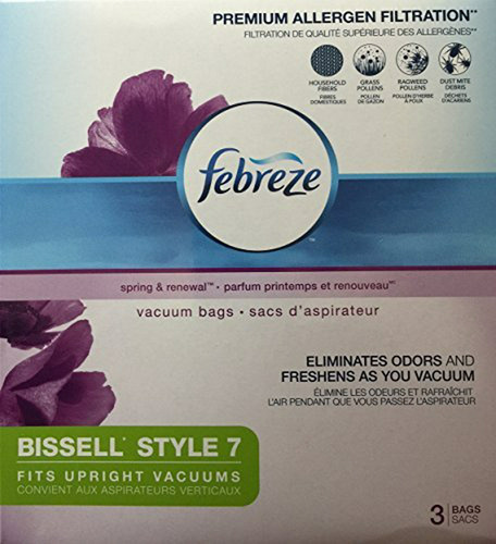 Bolsas De Vacío Febreze, Bissell Style 7, Paquete De 3