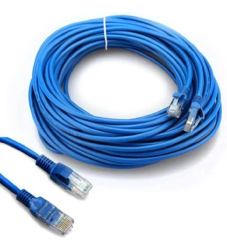 Cable Utp 30 Mts De Red Patch Cord Cat 5e Lan Rj45