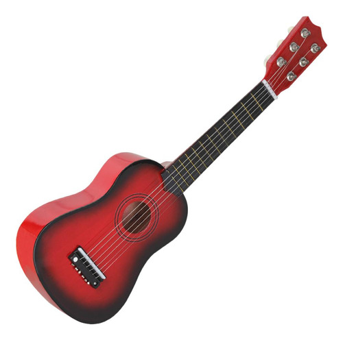 Instrumento Musical De Guitarra Acústica Rojo02 Rojo02
