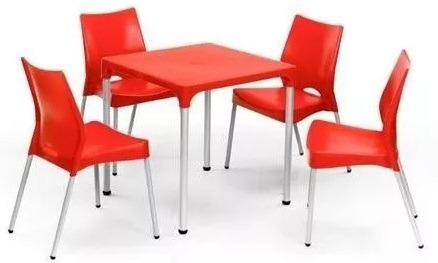 Imagen 4 de 7 de Mesa Lupe Plastica Exterior Apilable + Envío Sin Cargo Caba