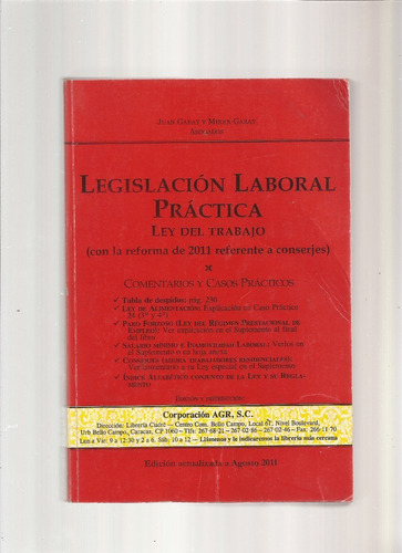Ley Del Trabajo Edición Agosto 2011  ^^