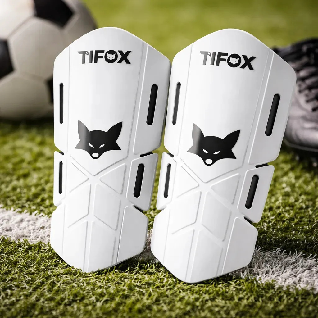 Canilleras Tifox Perfo Adulto Protección Eva Color Blanco Talle M