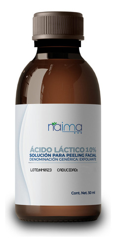 Peeling Acido Lactico 10% 50 Ml Tipo De Piel Mixta