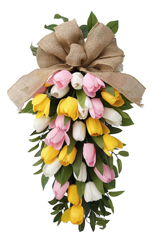 Hoi - Corona De Tulipán Forma De Lágrima De Primavera...