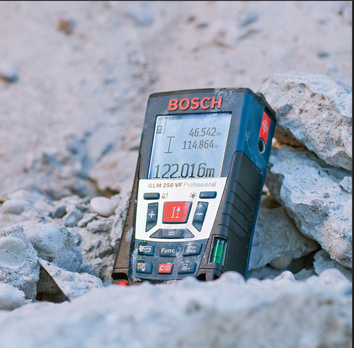 Medidor Distancia Láser Bosch Glm 250vf Distancia 250 Metros (Usado)