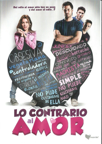 Lo Contrario Al Amor | Dvd Hugo Silva Película Nueva
