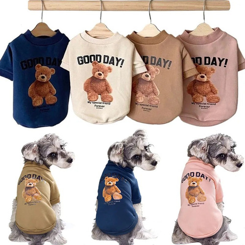 Camiseta Estampada Good Day Razas Pequeñas