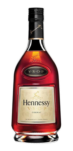 Cognac Hennessy Vsop Est. Metálico Rojo 700 Ml