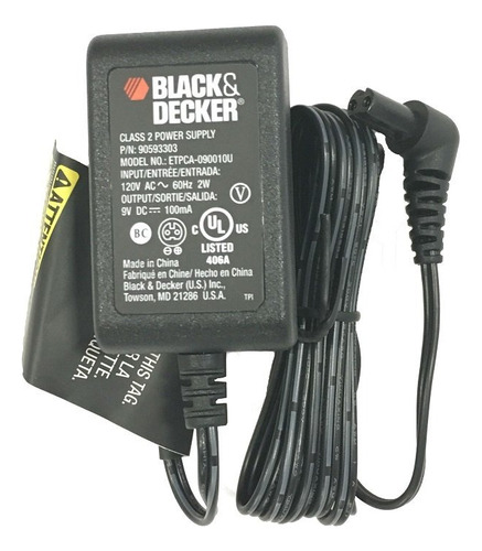 Cargador 90593303-01 Black And Decker 9v Li3100